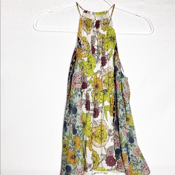 Zara Tops - Zara | Floral Halter Neck Tunic